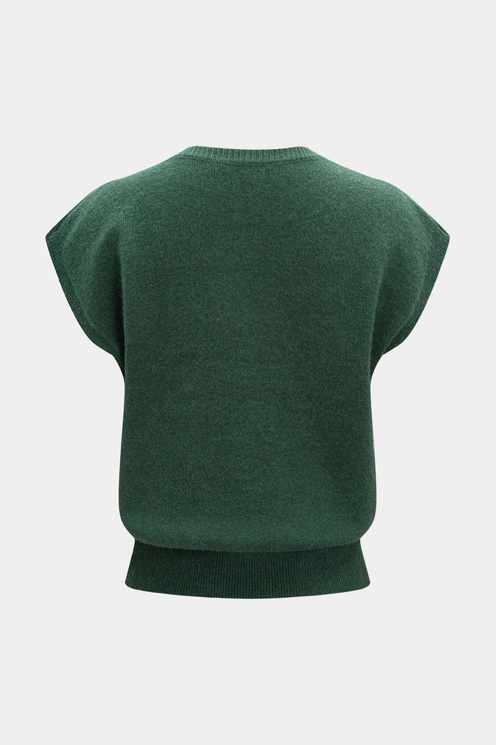 Top in Maglia con Ricamo Floreale 3D