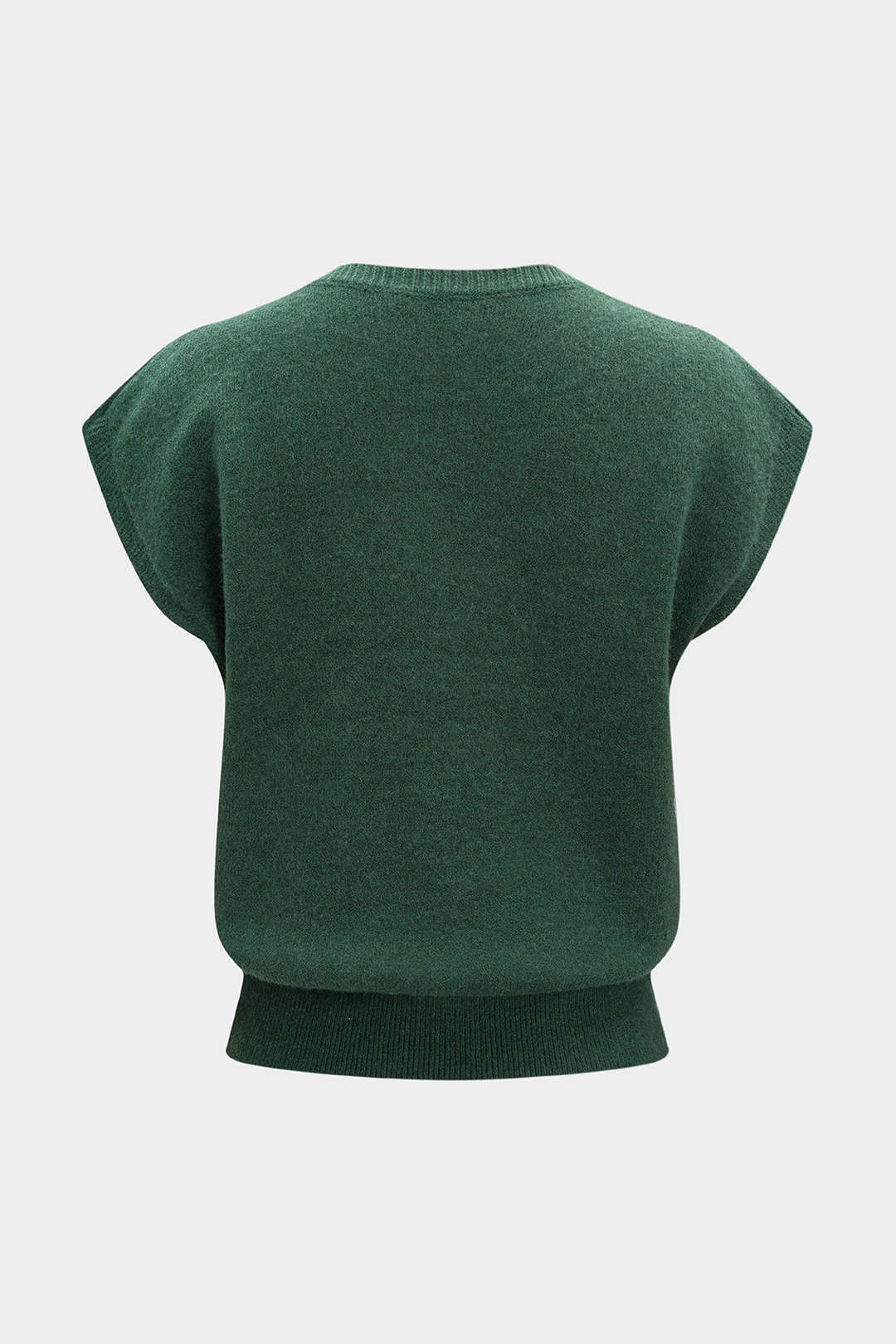 Top in Maglia con Ricamo Floreale 3D