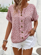 Jelena | Top floreale estivo elegante