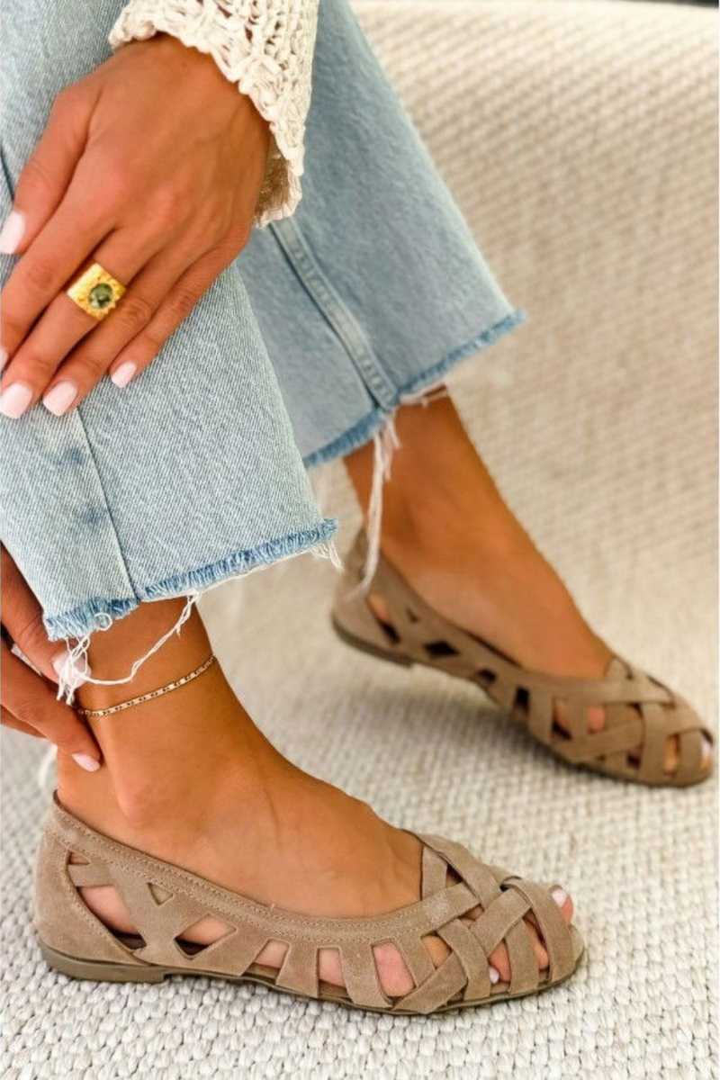 Azzurra | Sandali Intrecciati Vivace