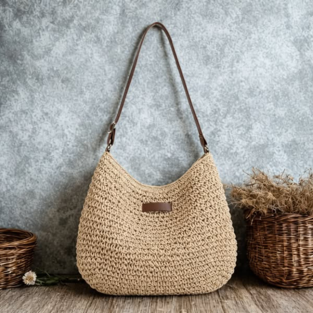 Esilda | Borsa Intrecciata a Spalla