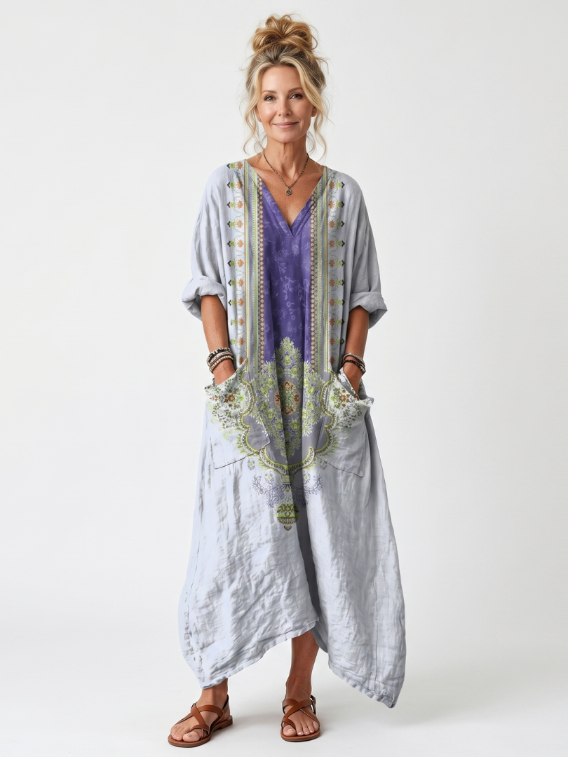 Silvia | Abito Oversize Ricamato