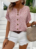 Jelena | Top floreale estivo elegante