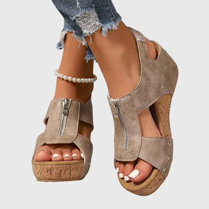 Samira | Sandali Comfort con Zip