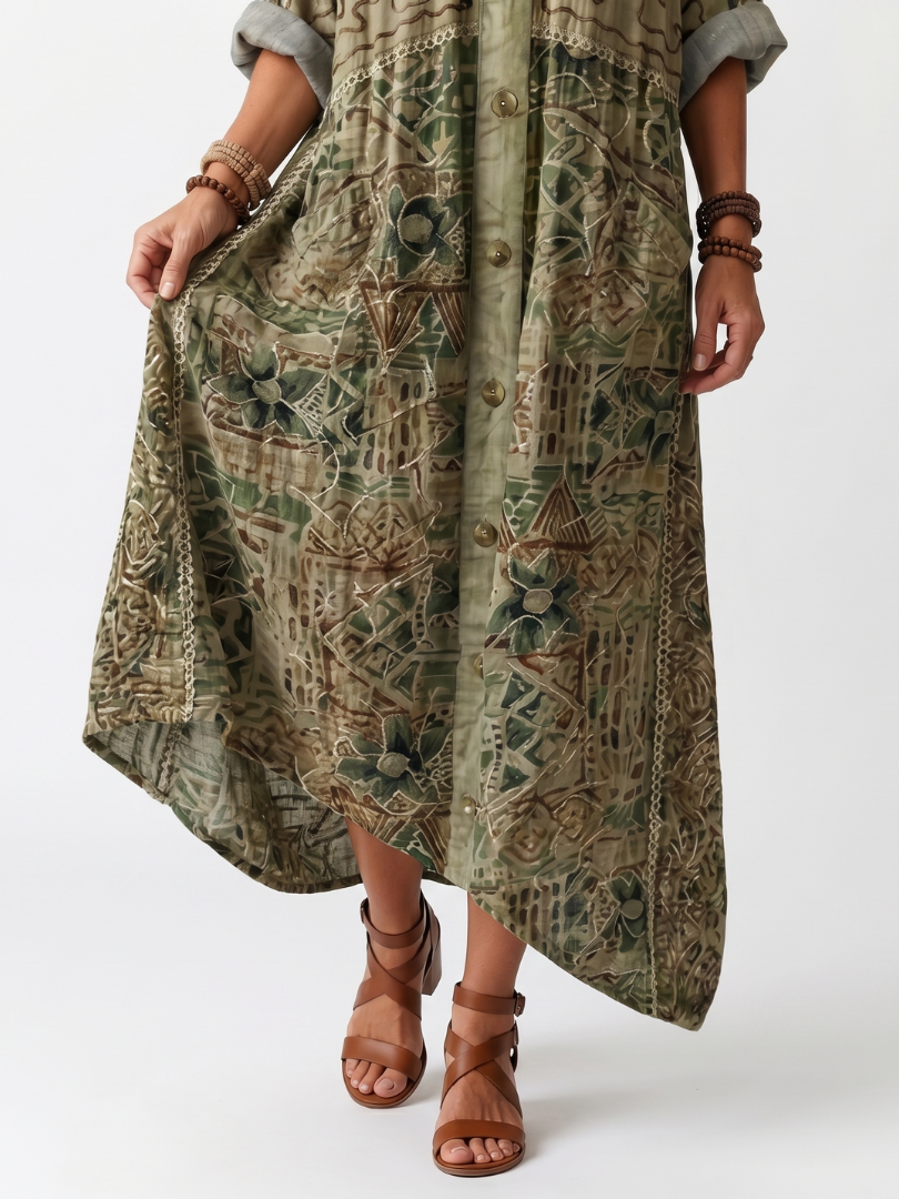 Miriana | Abito Boho Ricamato