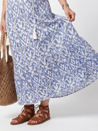 Fulvia | Abito Midi Fantasia Geometrica