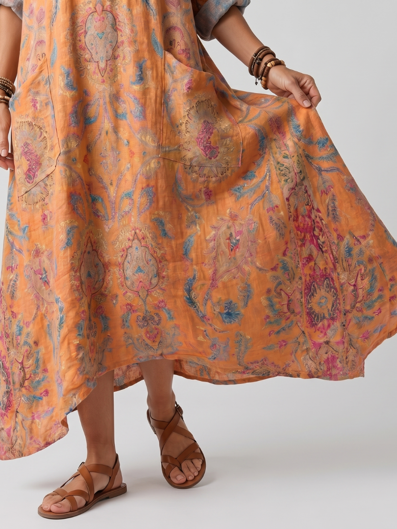 Benedetta | Abito Oversize con Scollo a V