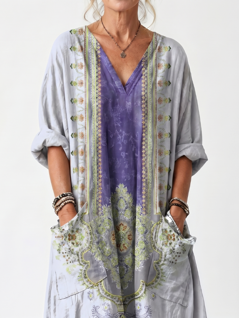 Silvia | Abito Oversize Ricamato