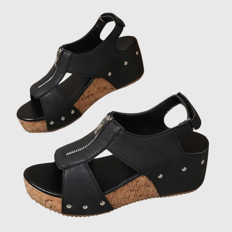 Samira | Sandali Comfort con Zip