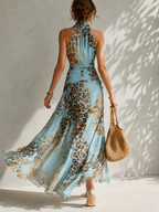 Desirè - Abito glamour con stampa animalier