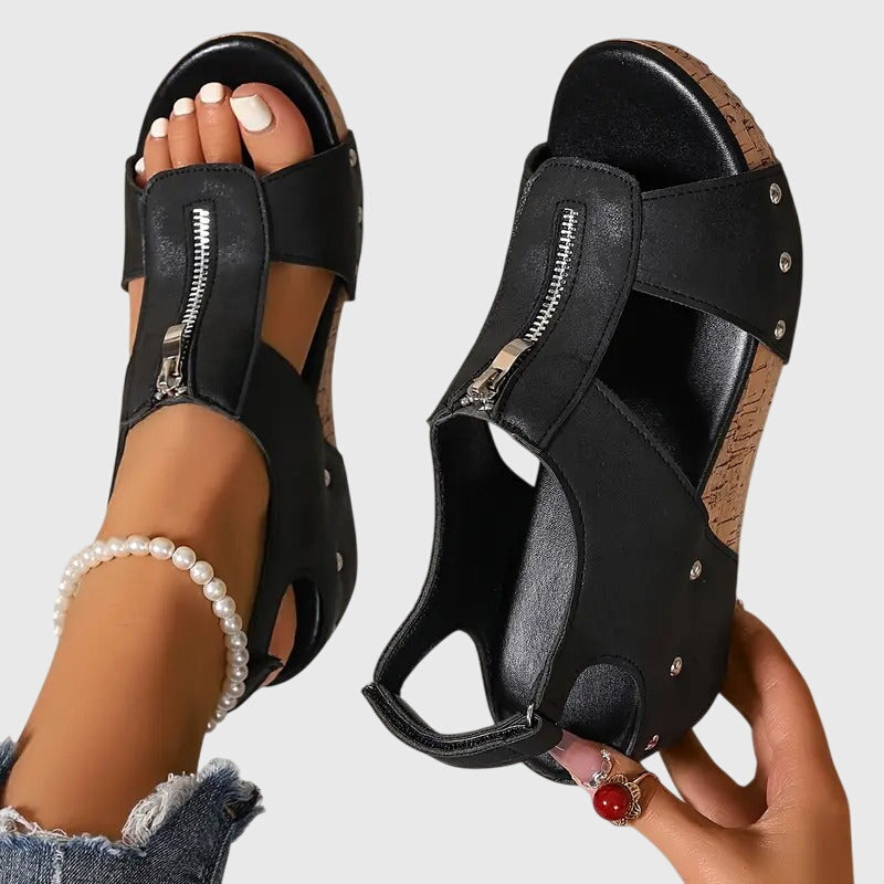 Samira | Sandali Comfort con Zip