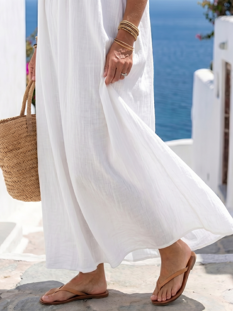 Keira | Vestito Maxi a Flusso Naturale