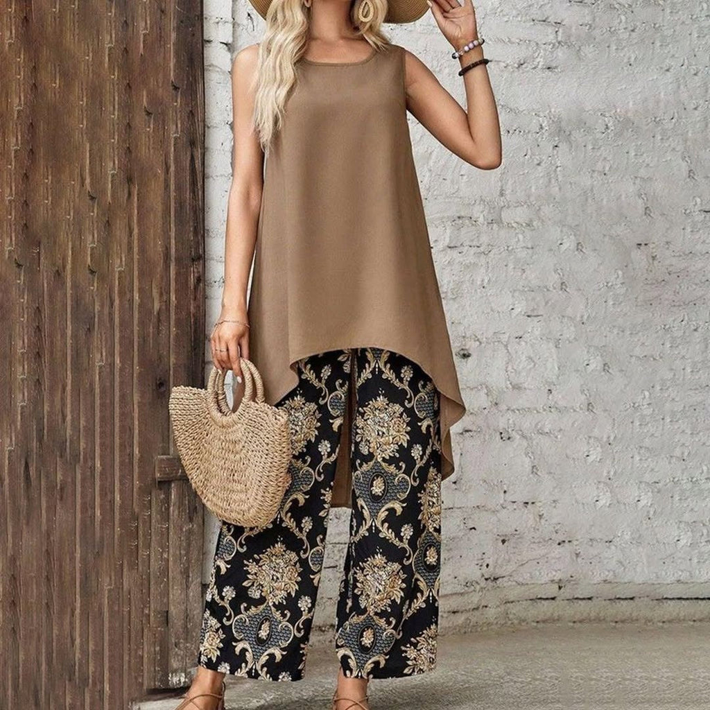 Althea | Completo Due Pezzi con Tunica e Pantaloni Botanici