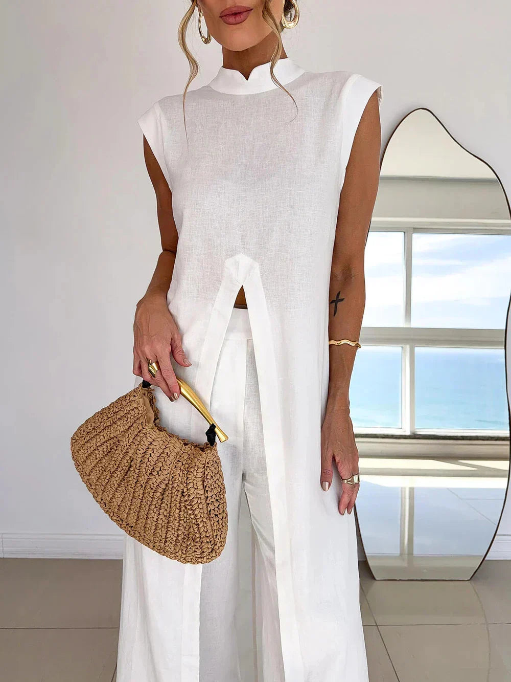 Amaranta | Completo Due Pezzi con Tunica Elegante