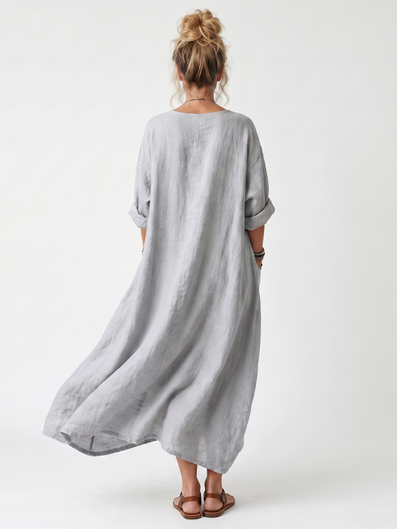 Silvia | Abito Oversize Ricamato
