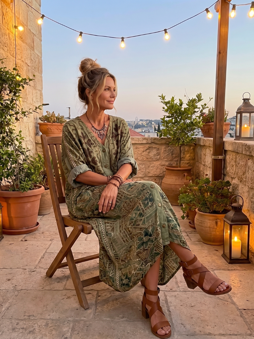 Miriana | Abito Boho Ricamato