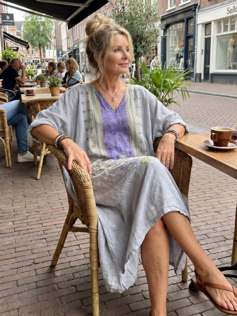 Silvia | Abito Oversize Ricamato