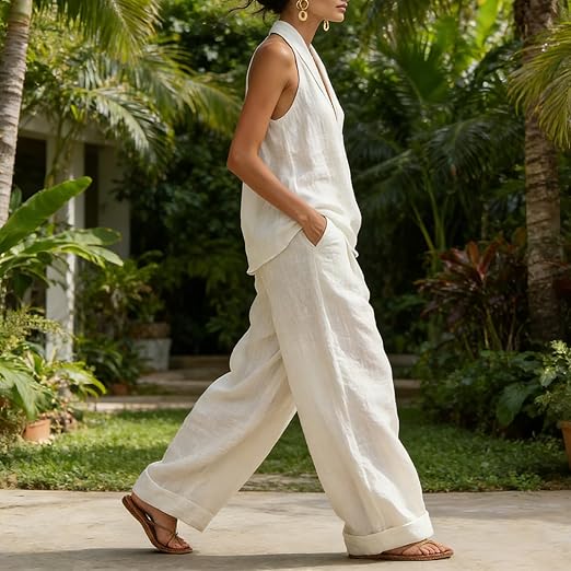 Leonila | Completo Due Pezzi con Top Smanicato