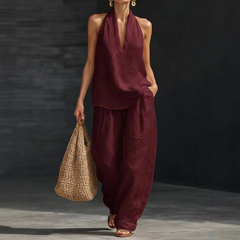 Leonila | Completo Due Pezzi con Top Smanicato