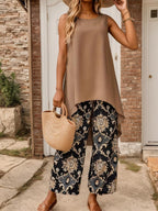 Althea | Completo Due Pezzi con Tunica e Pantaloni Botanici