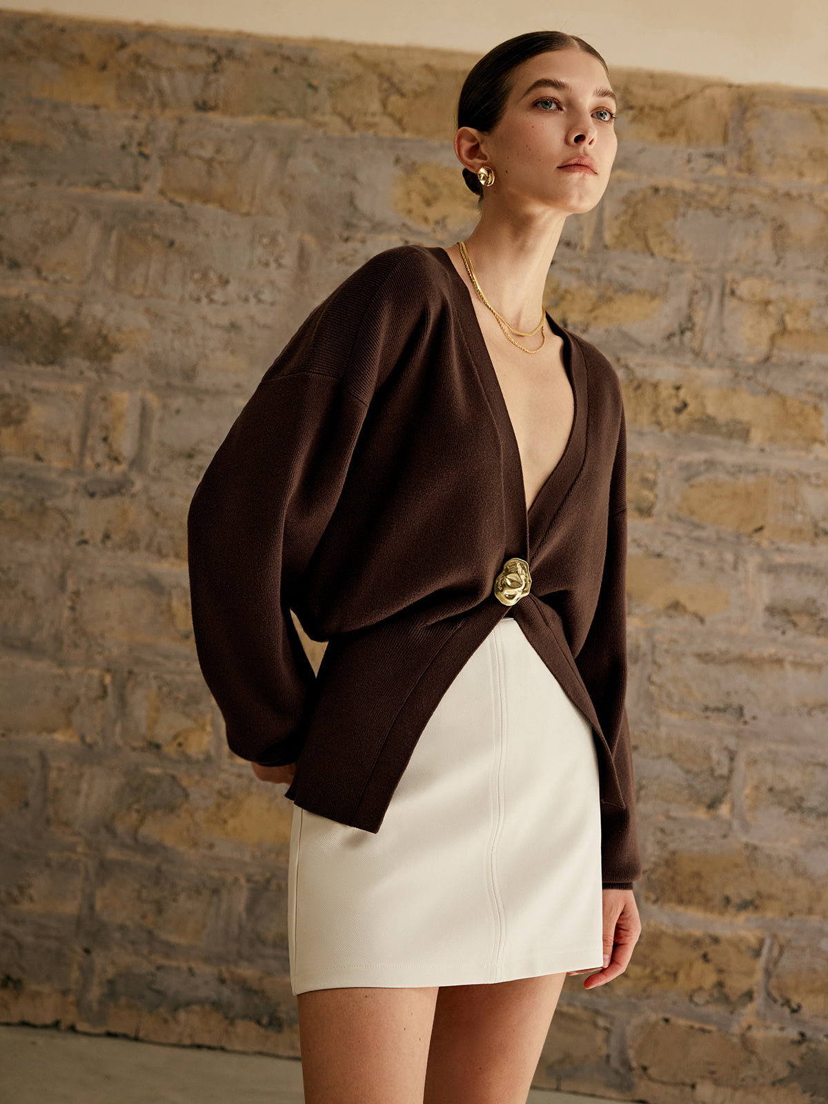 Top da Donna Elegante Slim Fit