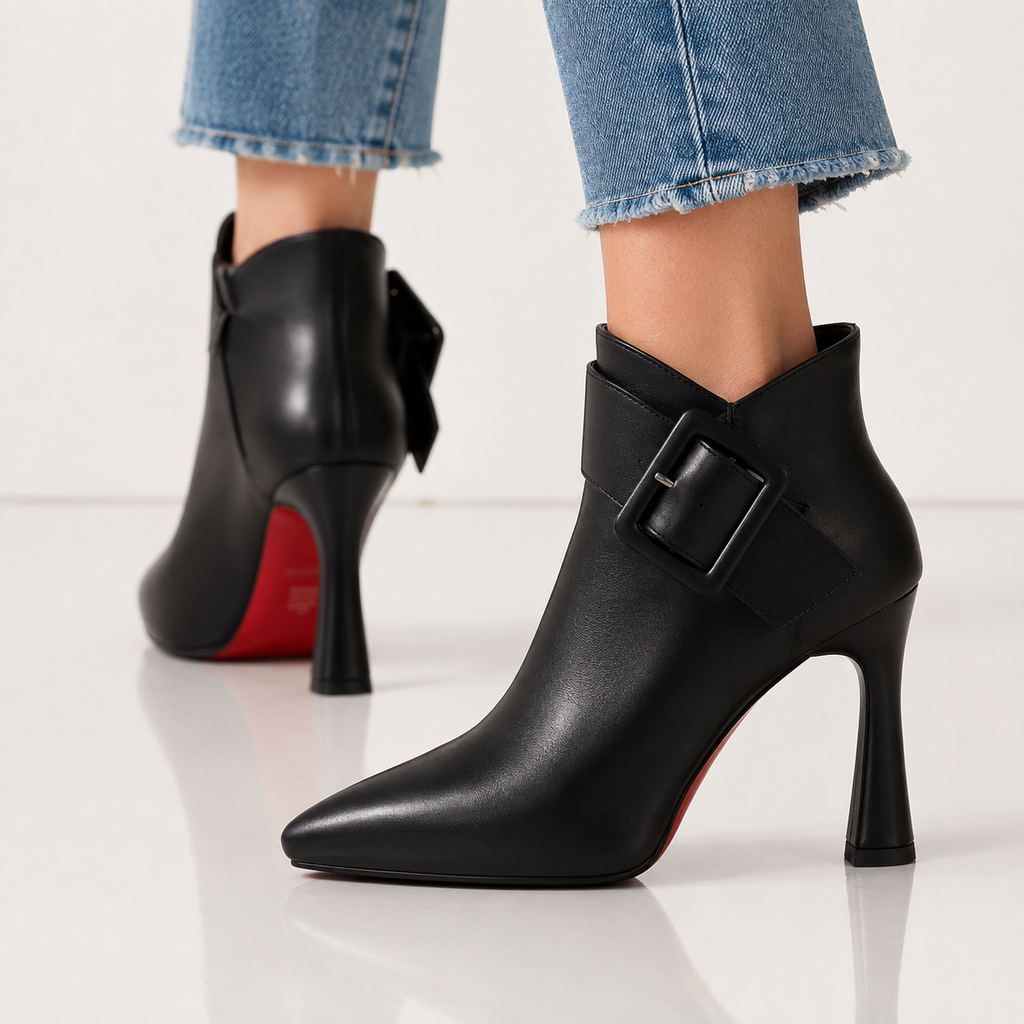 Akira | Stivaletti in Vera Pelle con Fibbia
