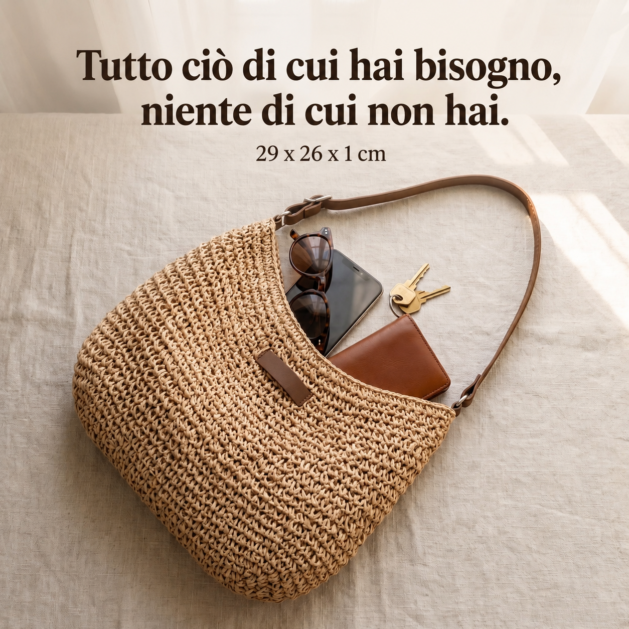 Esilda | Borsa Intrecciata a Spalla