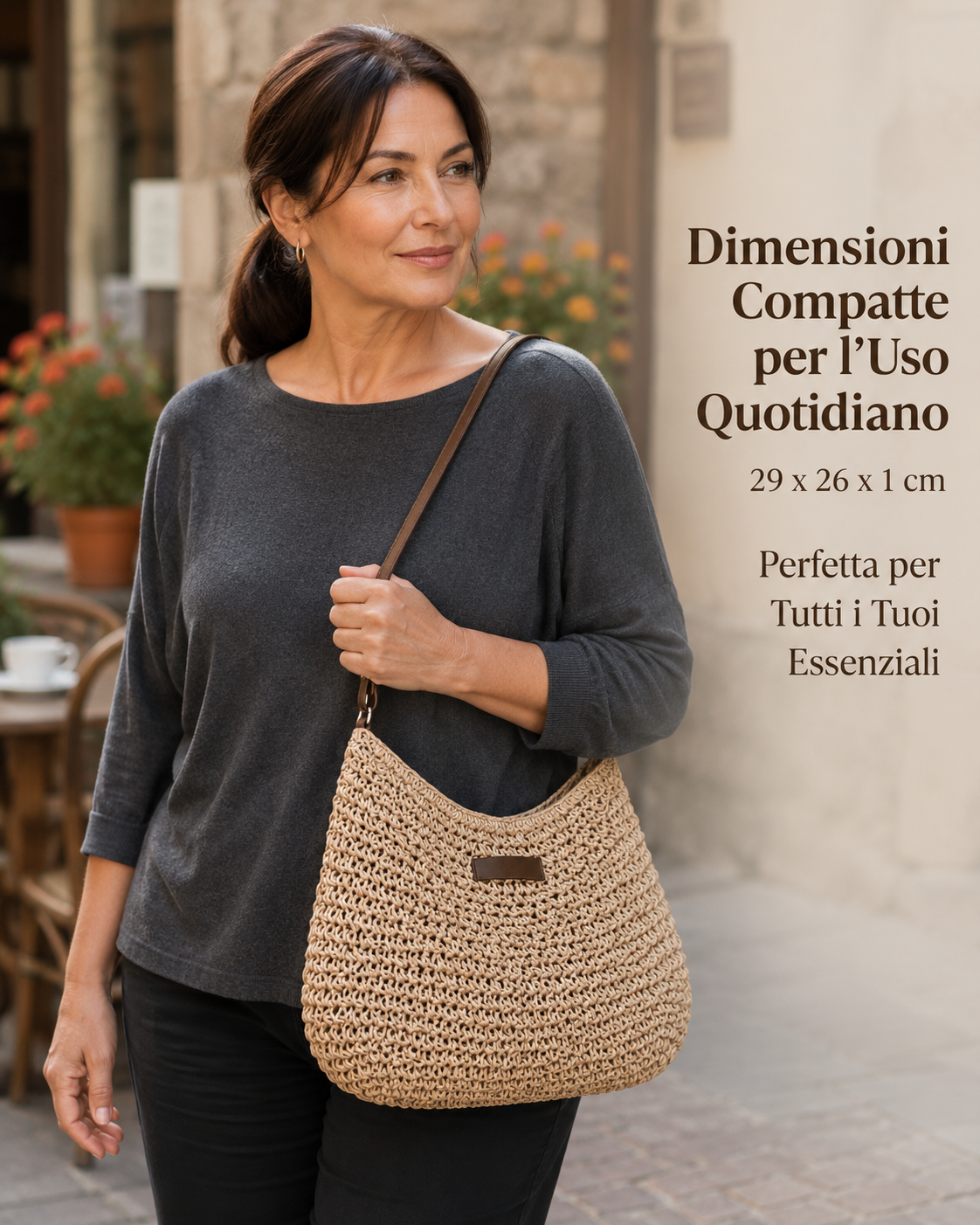 Esilda | Borsa Intrecciata a Spalla
