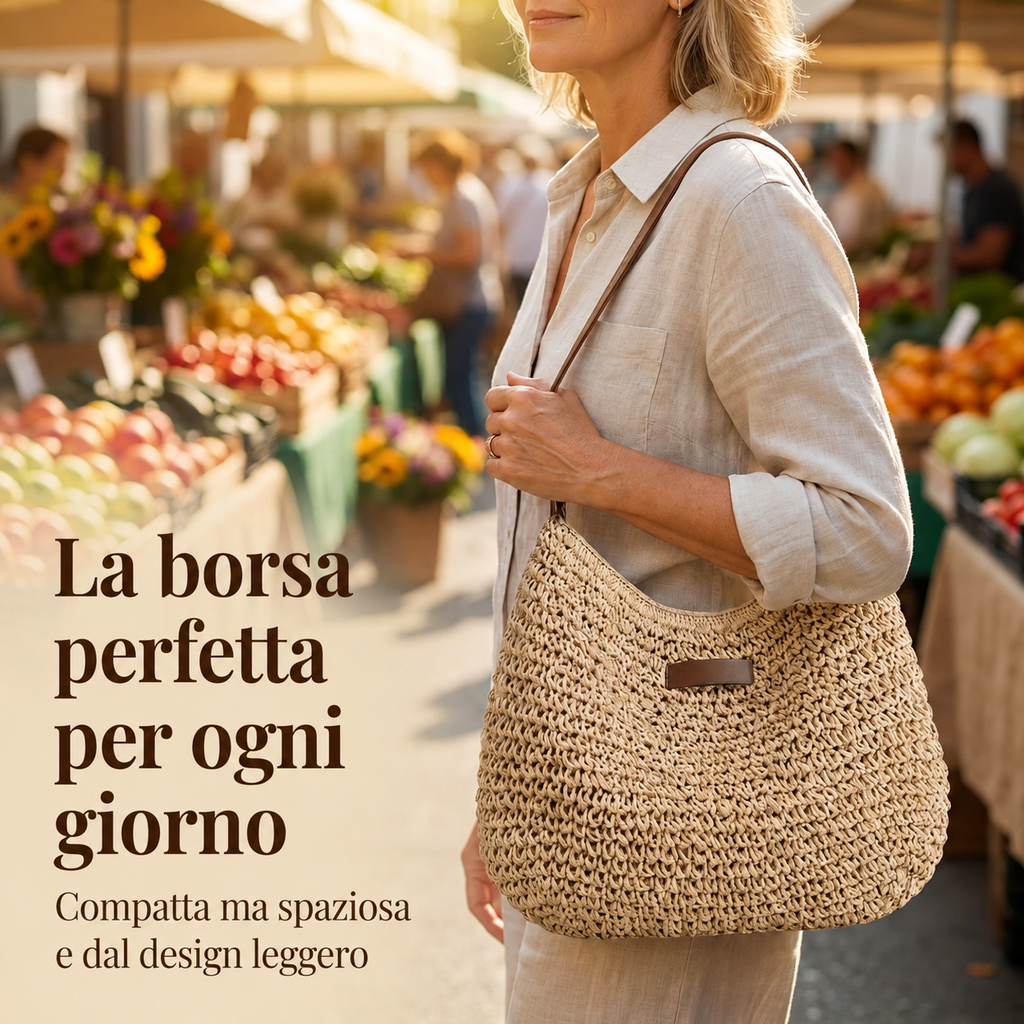 Esilda | Borsa Intrecciata a Spalla