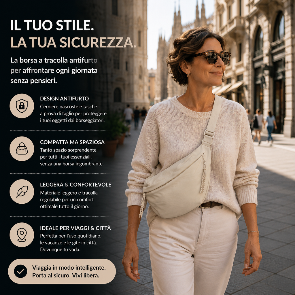Elena | Borsa a Spalla Beige