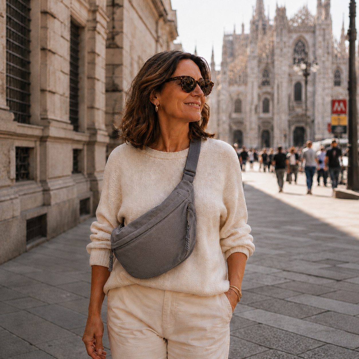Chiara | Borsa a Spalla Grigio