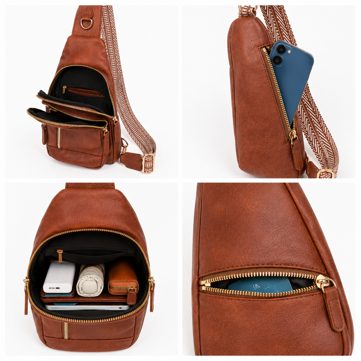 Elena | Borsa a Tracolla Elegante Multiuso