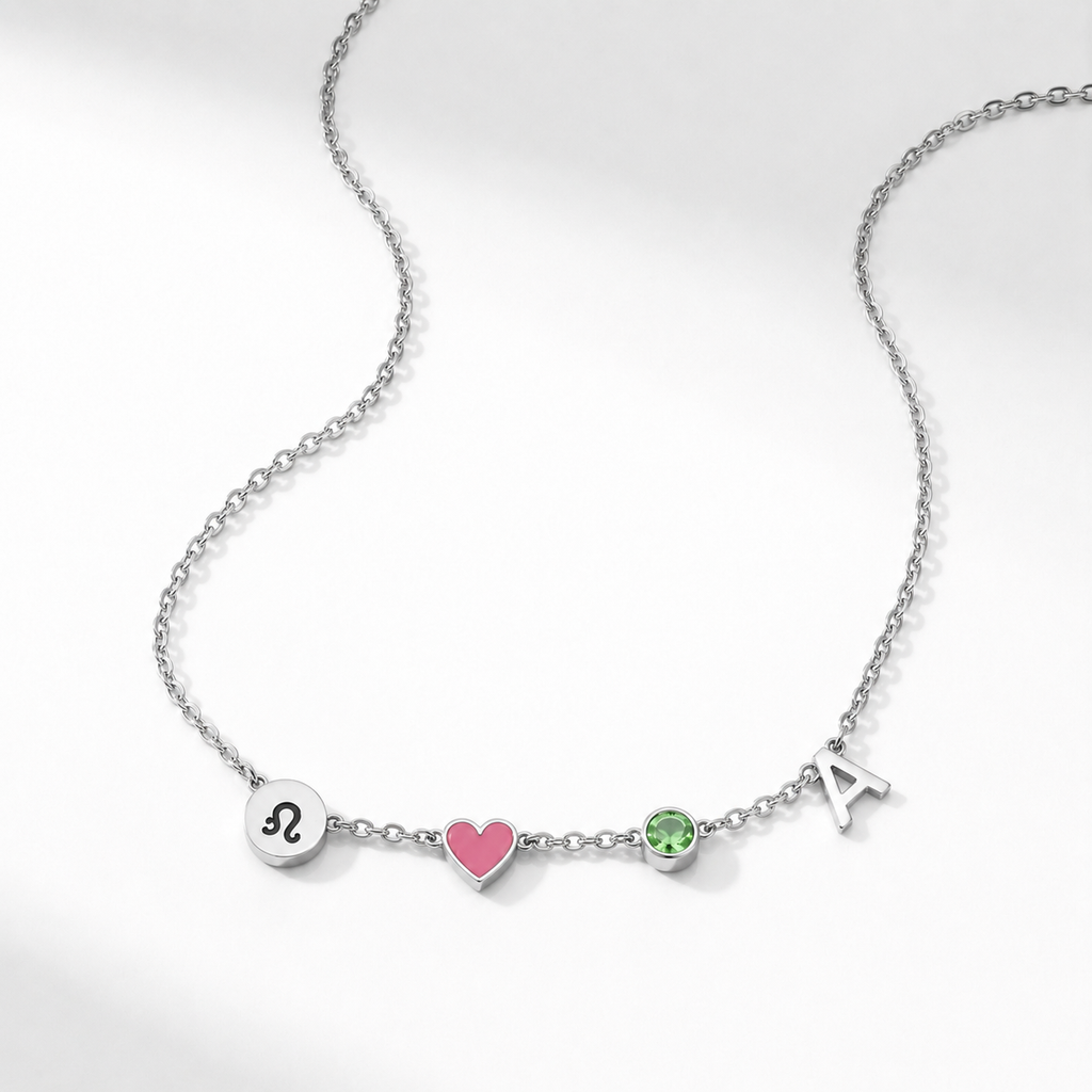 Laine | Collana con Iniziali e Cuore