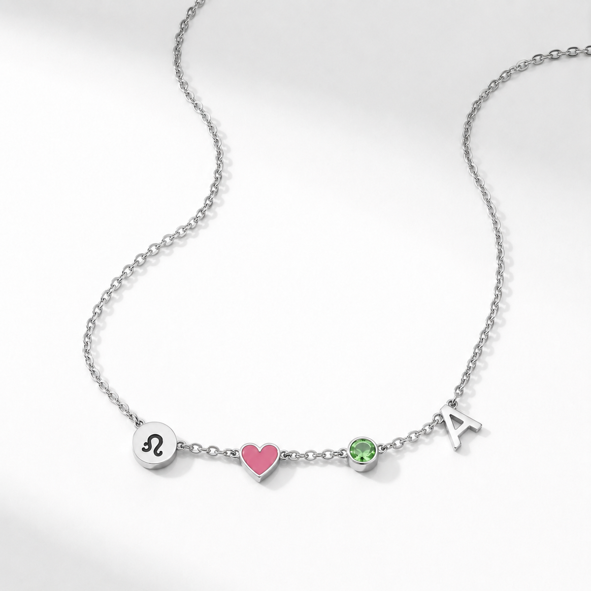 Laine | Collana con Iniziali e Cuore