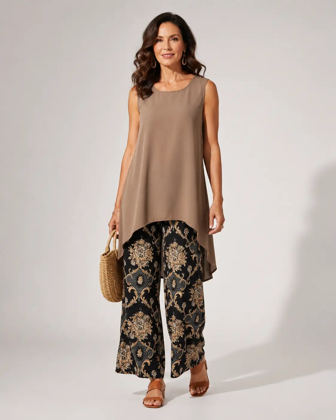 Althea | Completo Due Pezzi con Tunica e Pantaloni Botanici