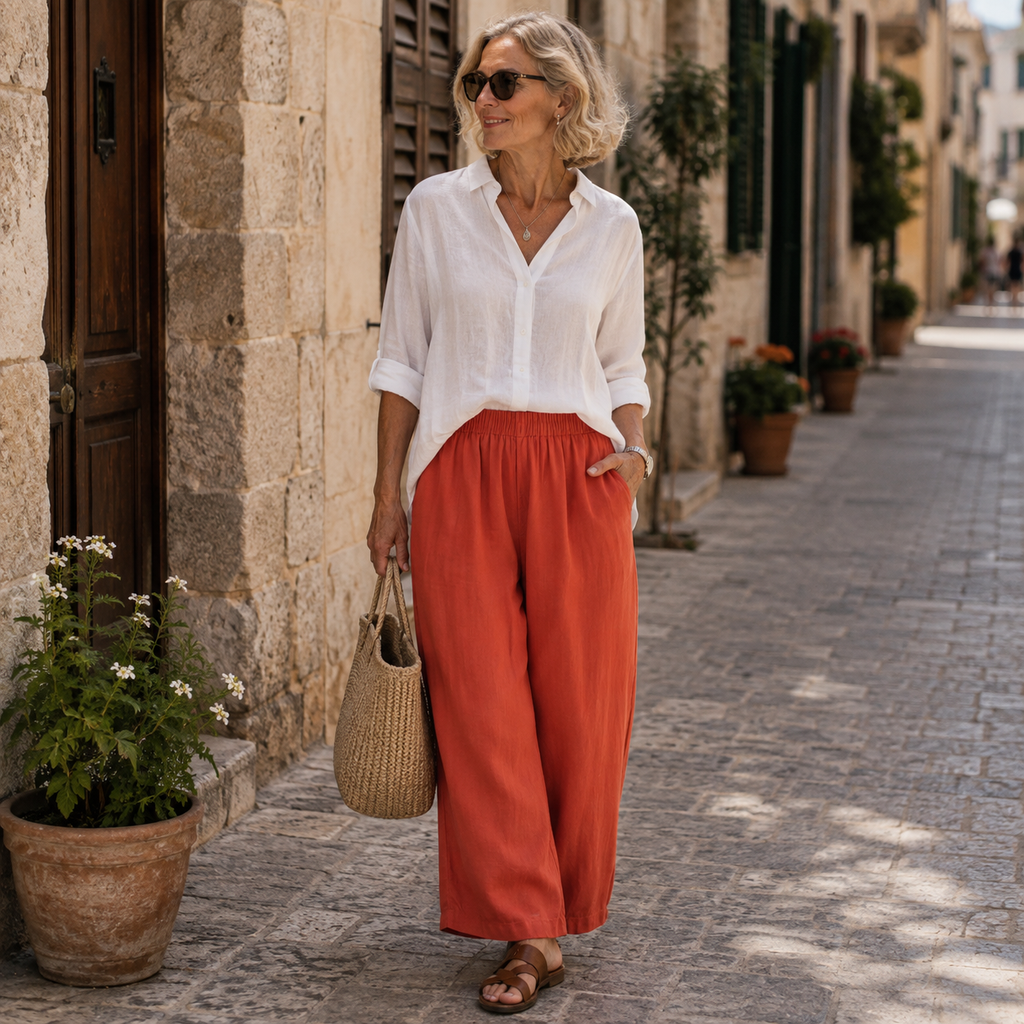Mau | Pantaloni Morbidi Estivi