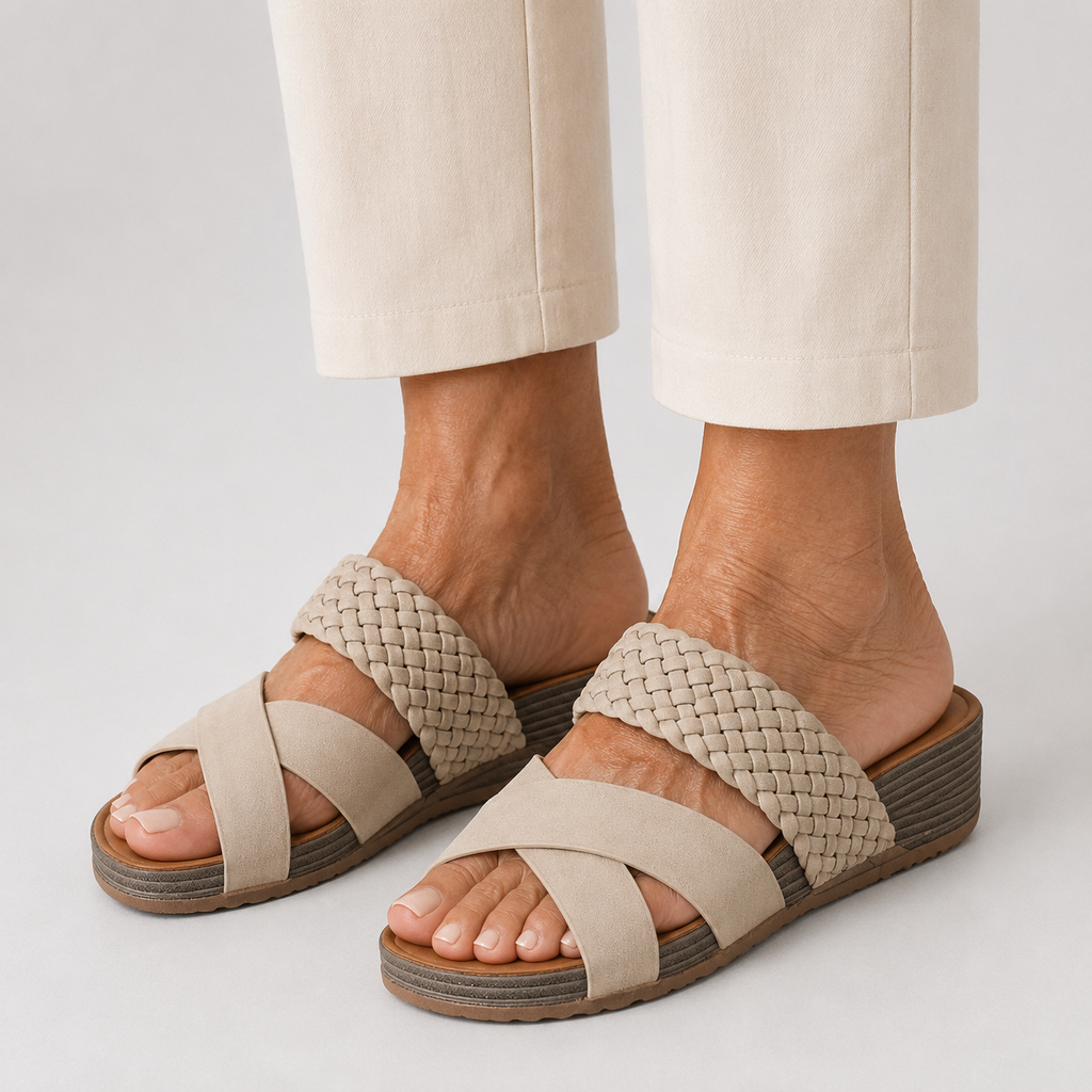 Valentine | Sandali Platform con Fasce Incrociate