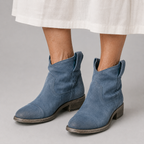 Virginia | Stivaletti in Camoscio dallo Stile Western