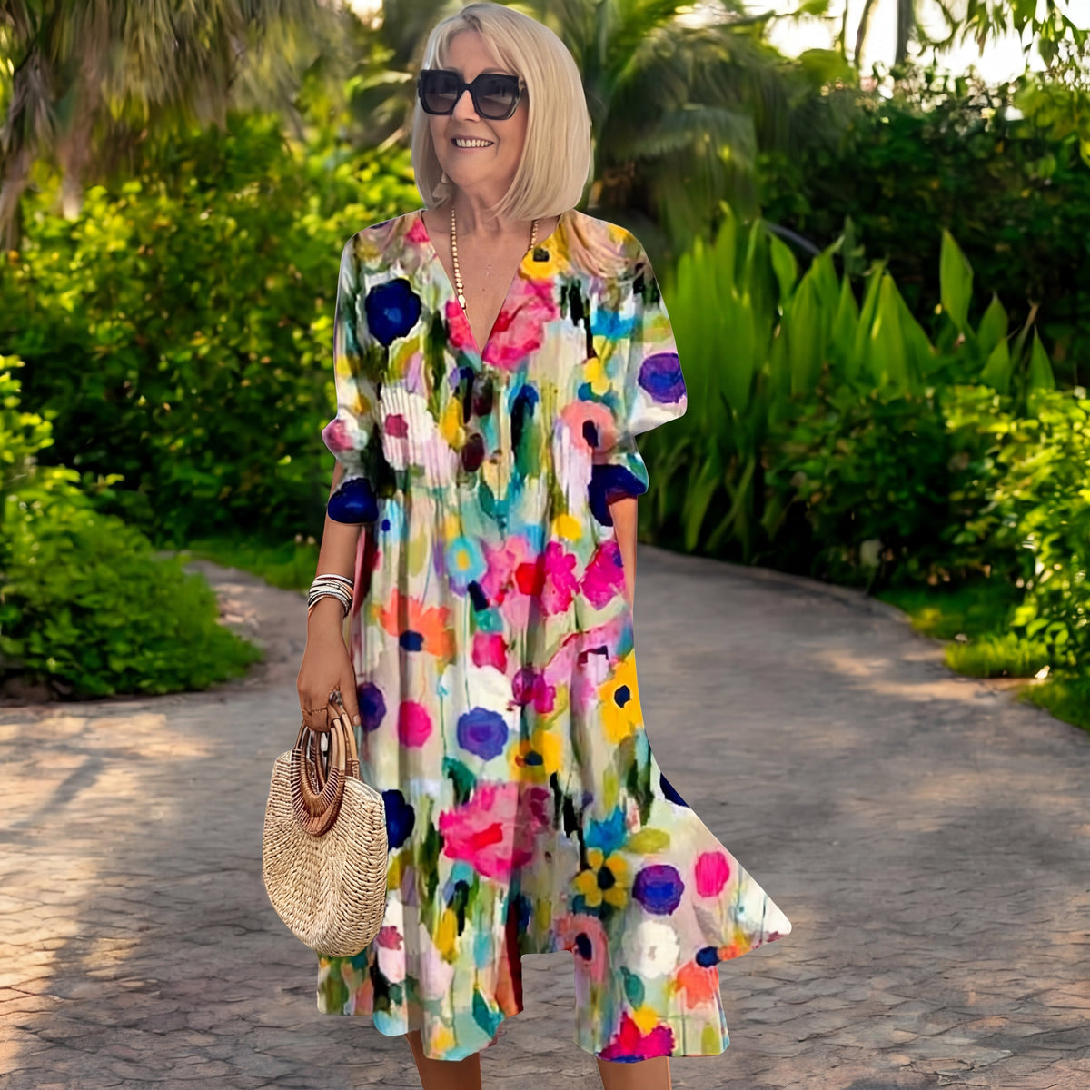 Fiorella | Abito Maxi Boho Eleganza Fluida