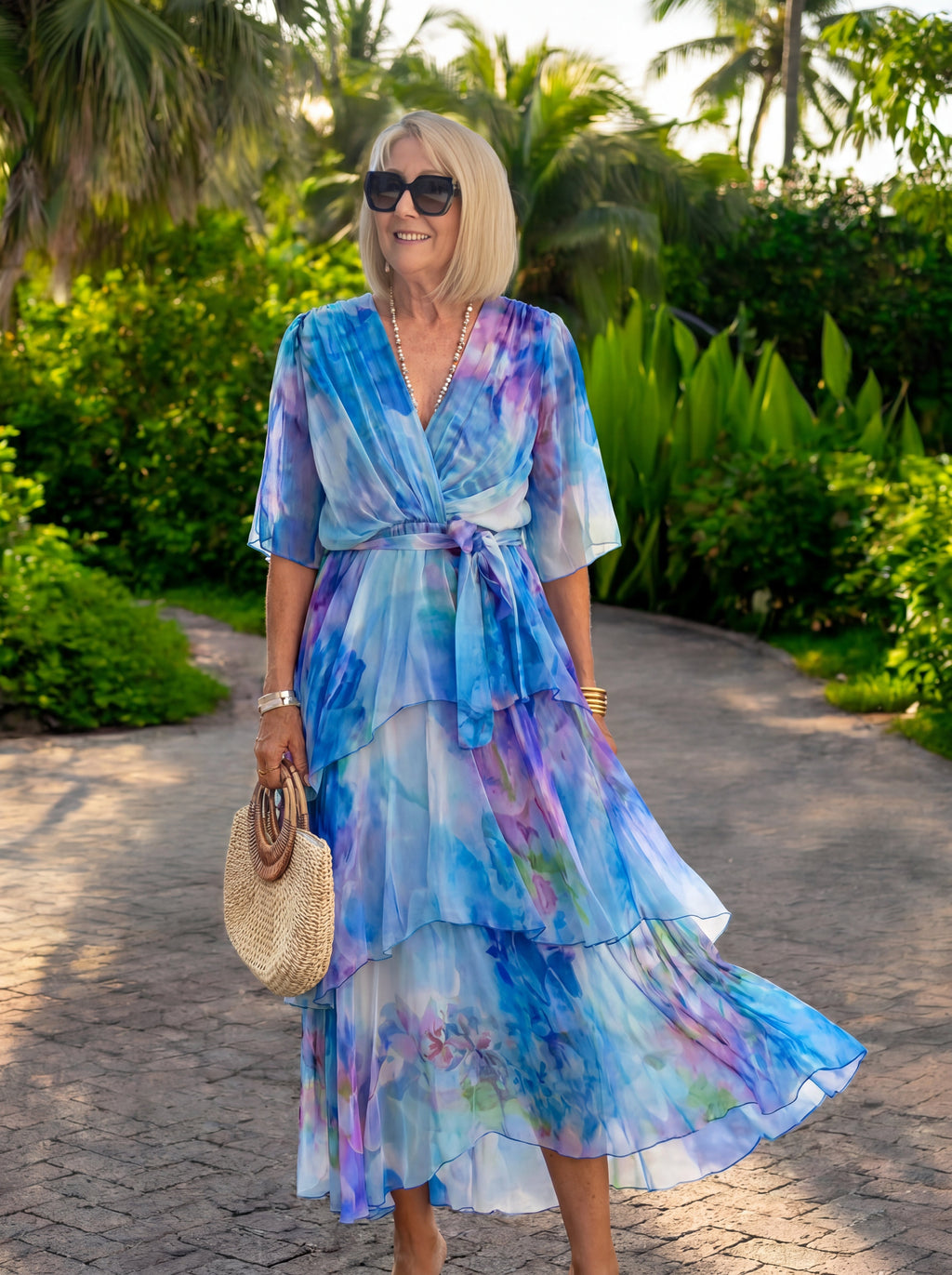 Sveva | Abito Midi Eleganza Fluttuante