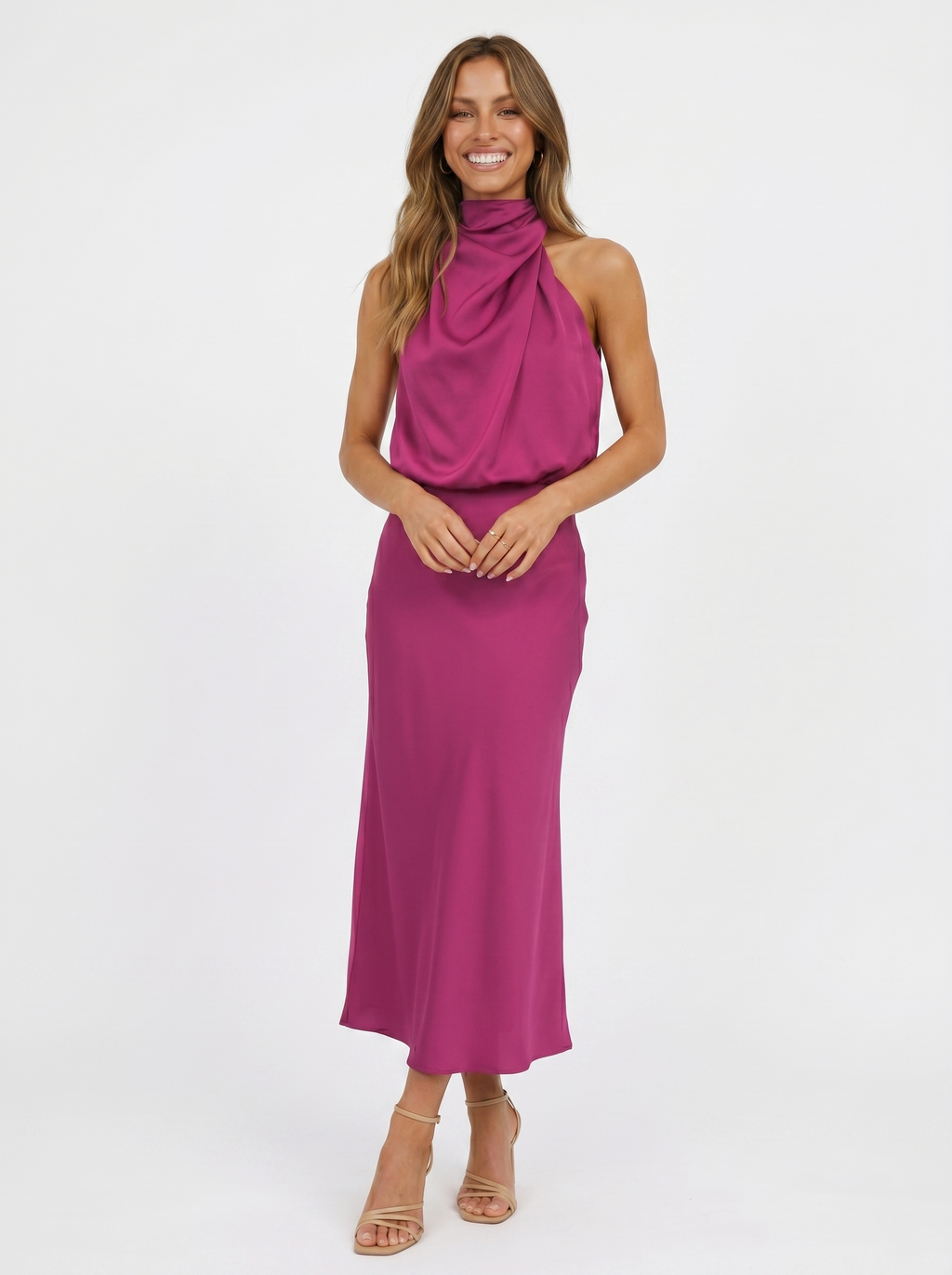 Sabrina | Abito Halter Eleganza Raffinata