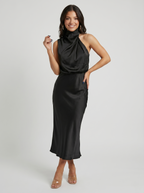 Sabrina | Abito Halter Eleganza Raffinata