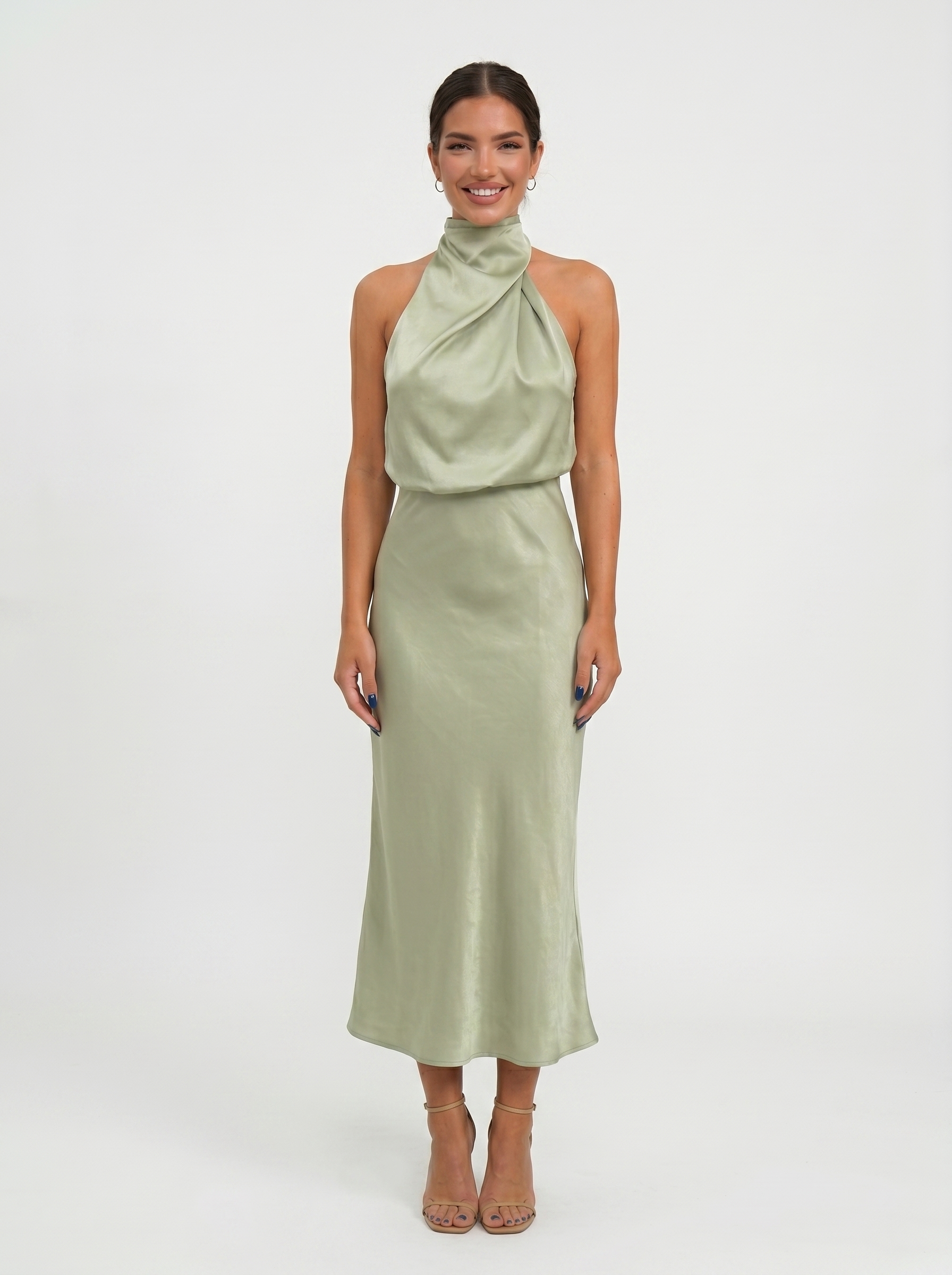 Sabrina | Abito Halter Eleganza Raffinata