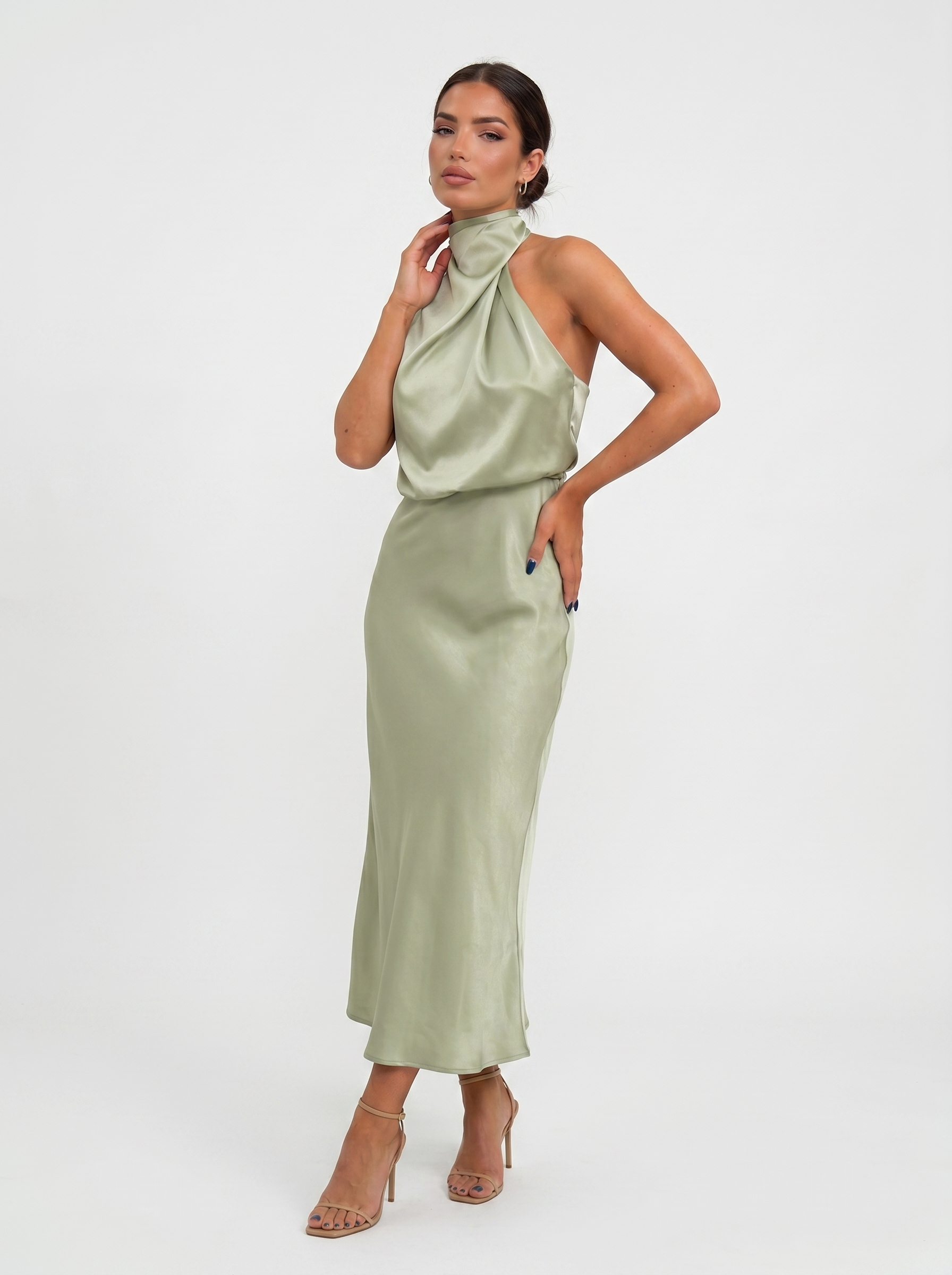 Sabrina | Abito Halter Eleganza Raffinata