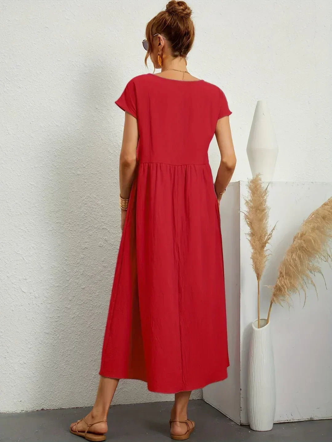 Gabrielle | Abito Midi Elegante e Fluido