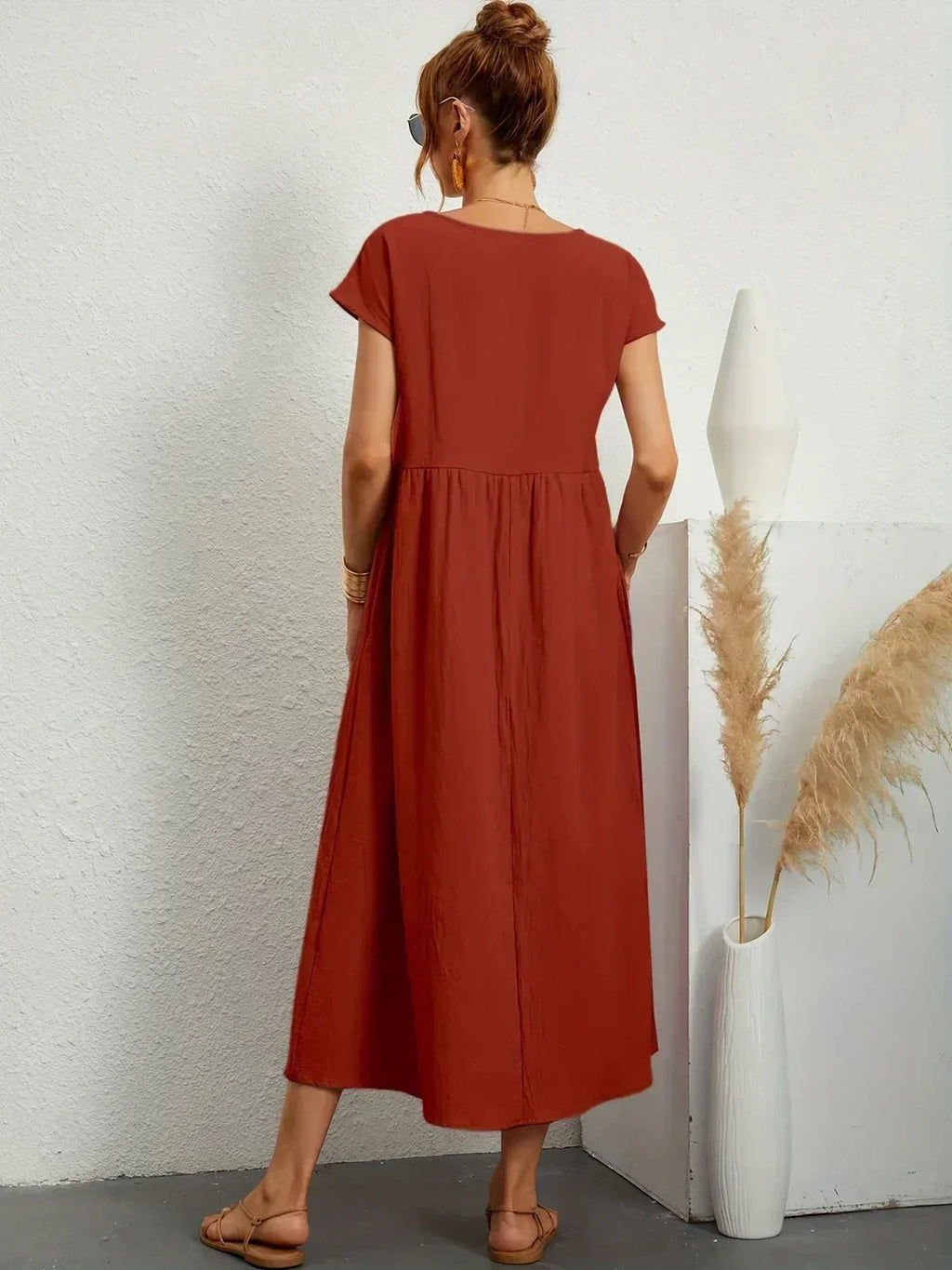 Gabrielle | Abito Midi Elegante e Fluido