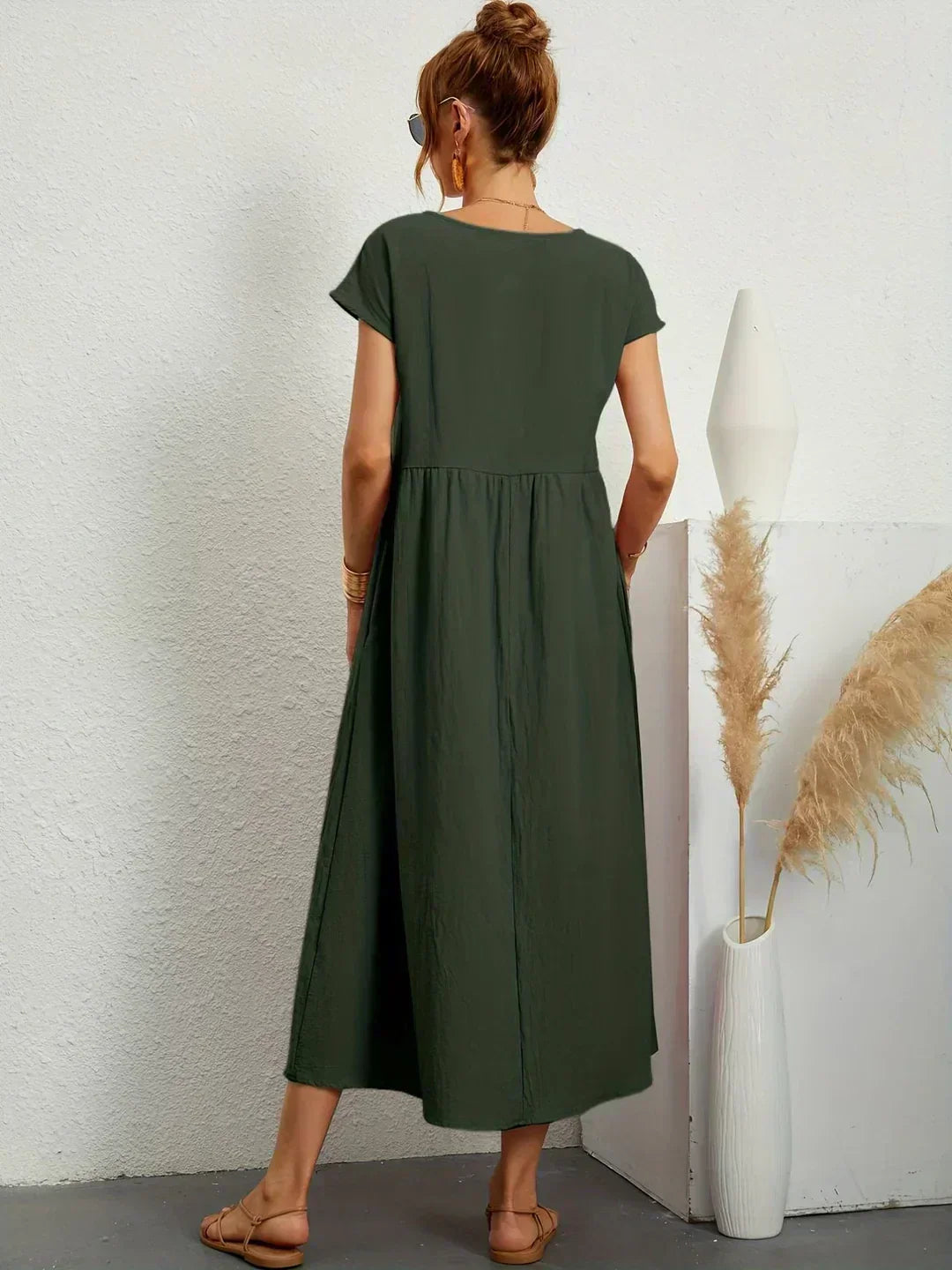 Gabrielle | Abito Midi Elegante e Fluido