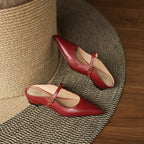 Luna | Mules Mary Jane a Punta
