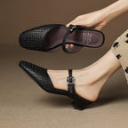 Lou | Mules Traforate con Cinturino