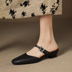 Lou | Mules Traforate con Cinturino